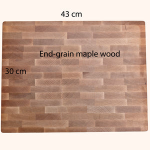 Maple Chopping Board — End-Grain Wooden Chopping Board